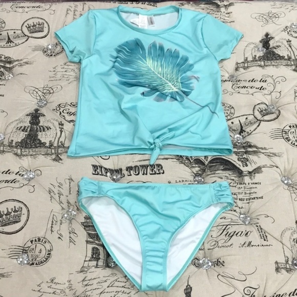 Heart and Harmony Sun Short Sleeve Rashguard 2-Piece - Picture 4 of 7